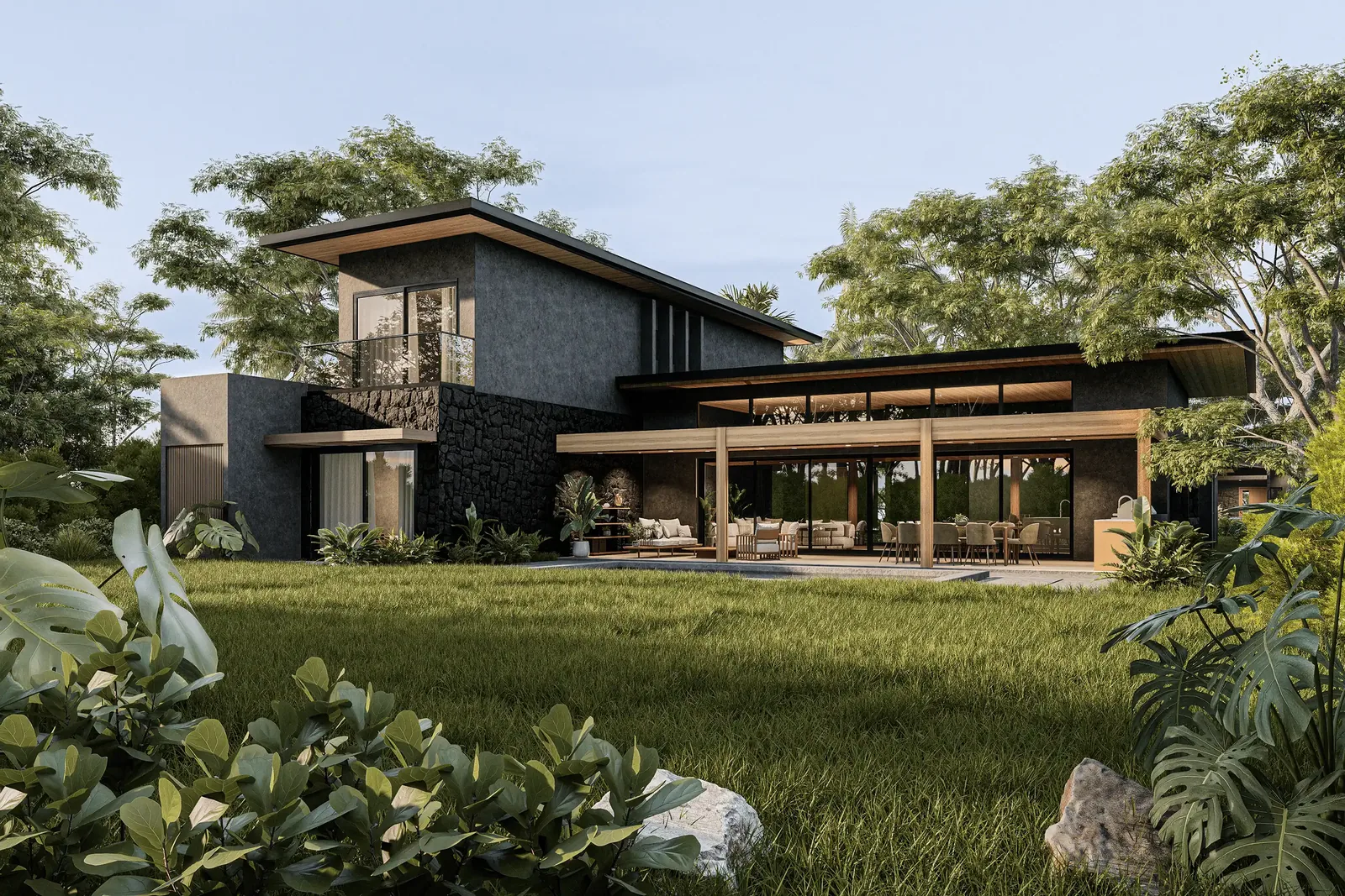 Rendering of a Black Coast residence 1