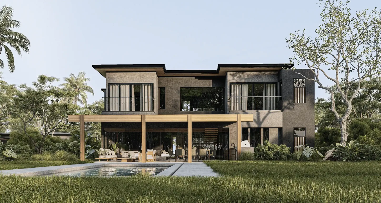 Rendering of a Black Coast residence 4