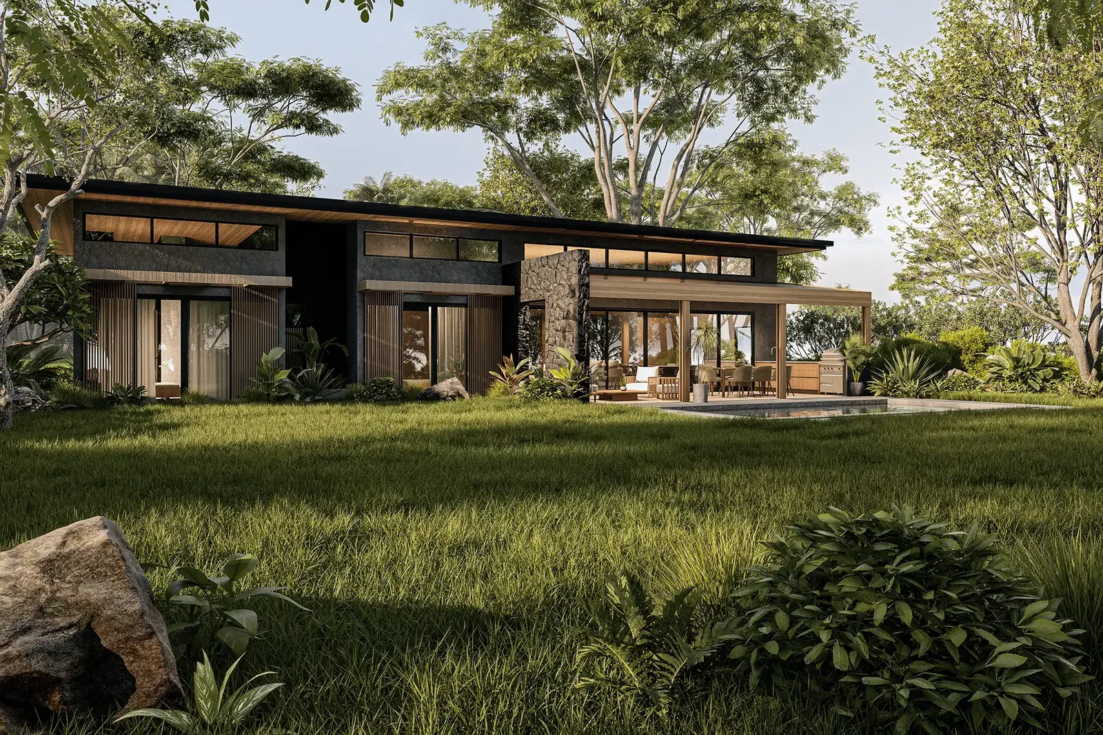 Rendering of a Black Coast residence 10
