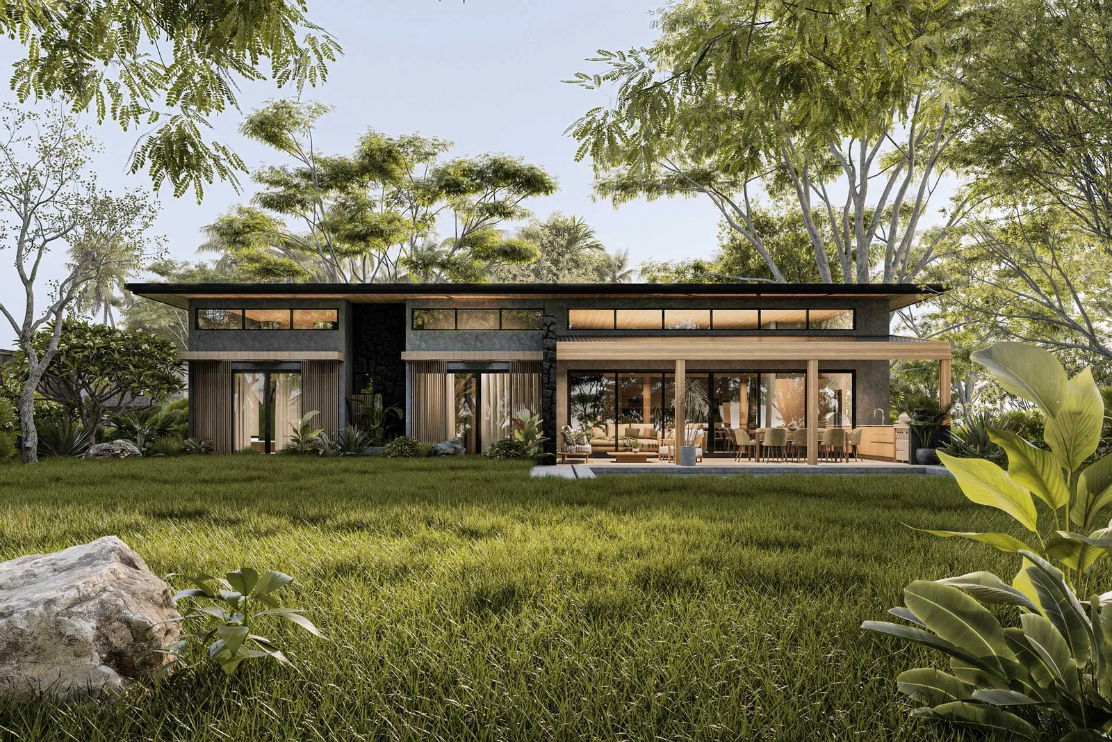 Rendering of a Black Coast residence 11
