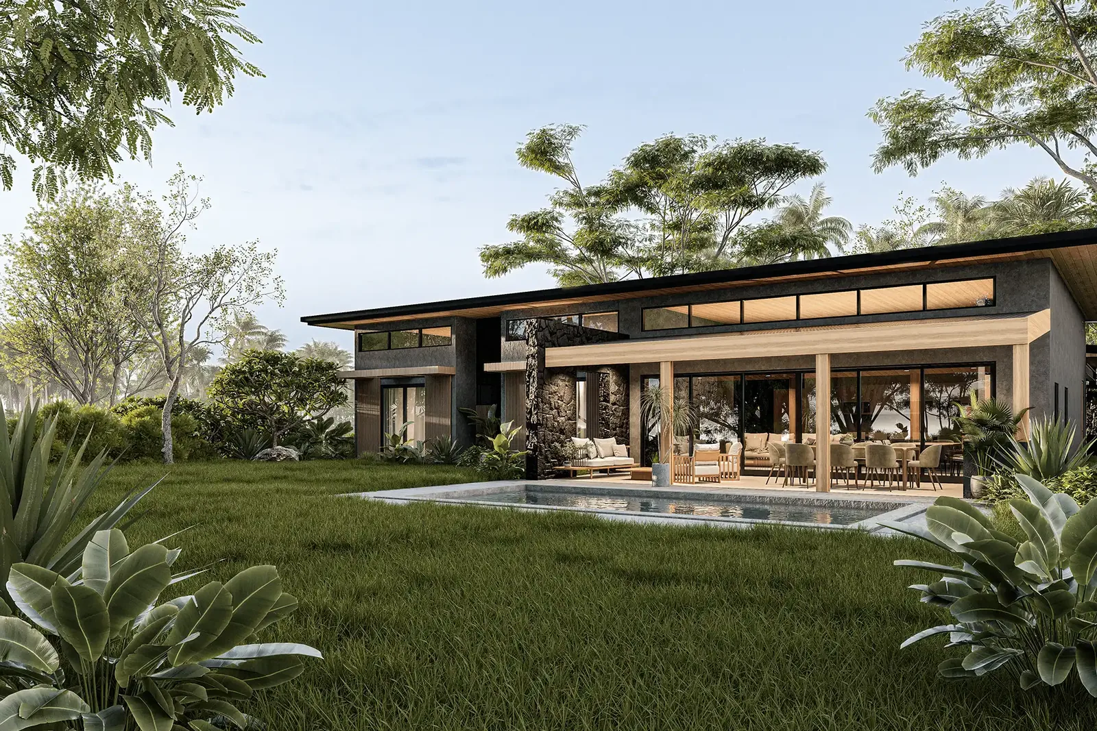 Rendering of a Black Coast residence 12