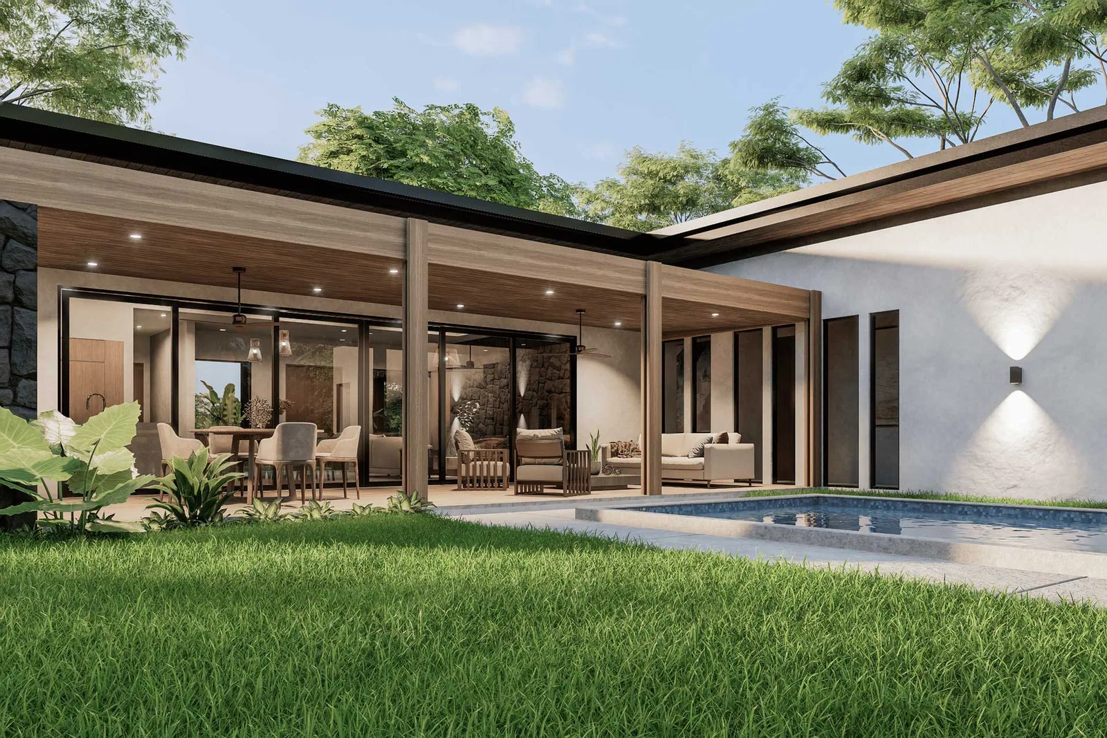 Rendering of a Black Coast residence 14