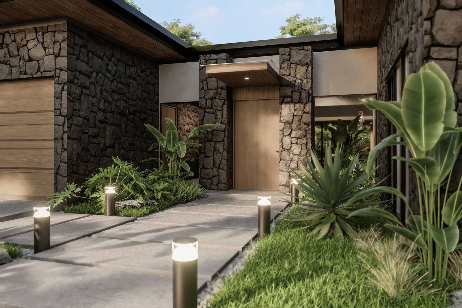 Rendering of a Black Coast residence 16