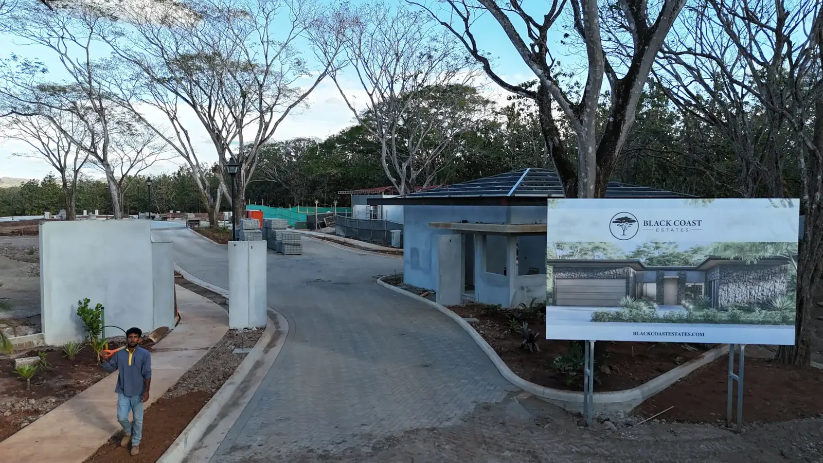 Construction progress at Black Coast Estates, January 2026 16